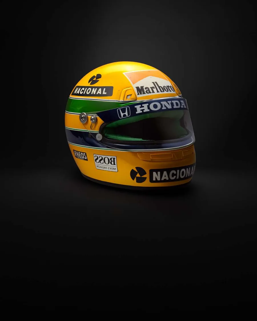 Ayrton Senna's 1991 Rheos helmet